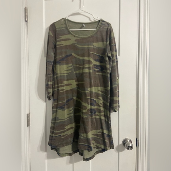 Z Supply Other - Z Supply Green Camouflage Kids Dress